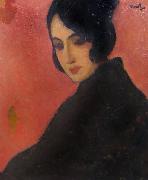 Nicolae Tonitza Spanish Woman Spain oil painting artist